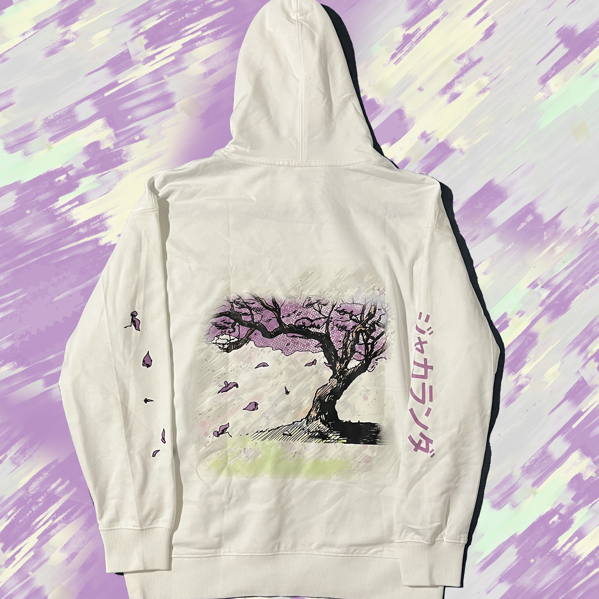 Hoodie "Jacarandas" | Estampado en espalda