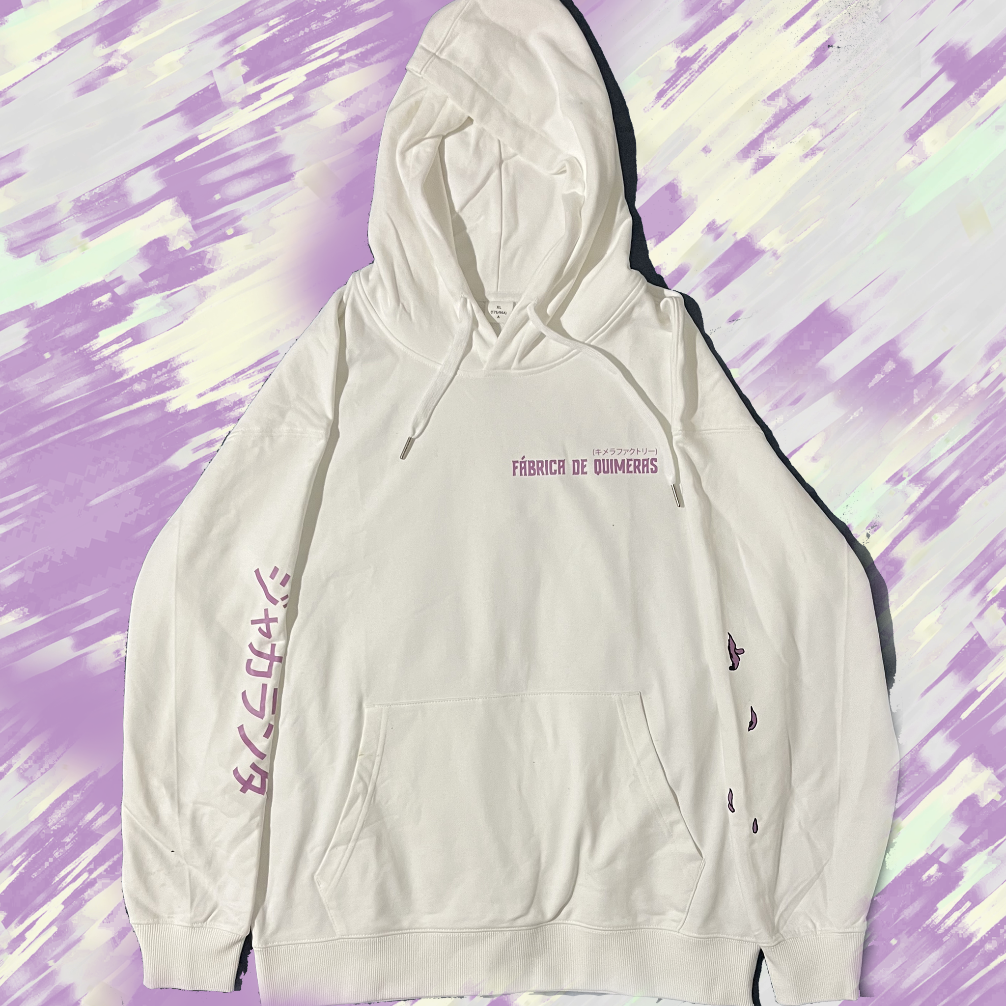 Hoodie "Jacarandas" | Estampado en espalda