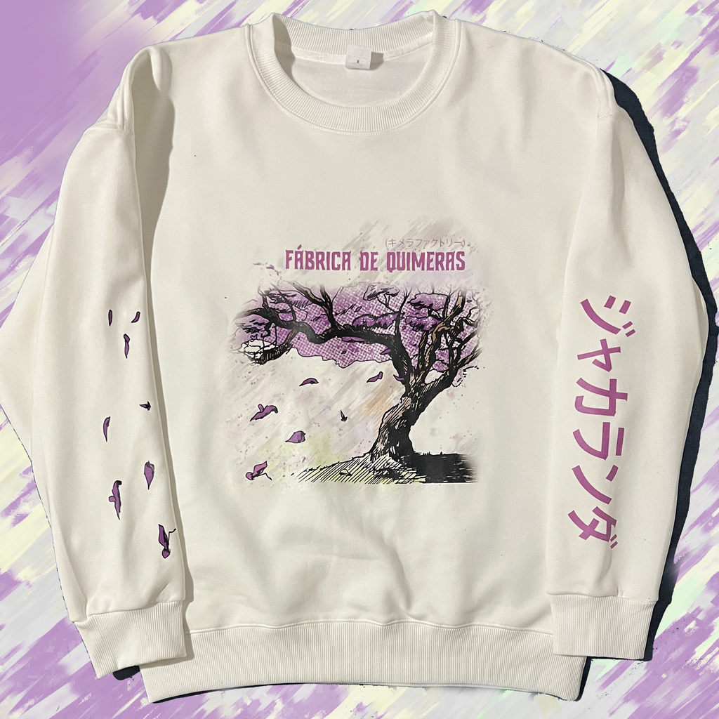 Sudadera "Jacarandas" | Cuello Redondo